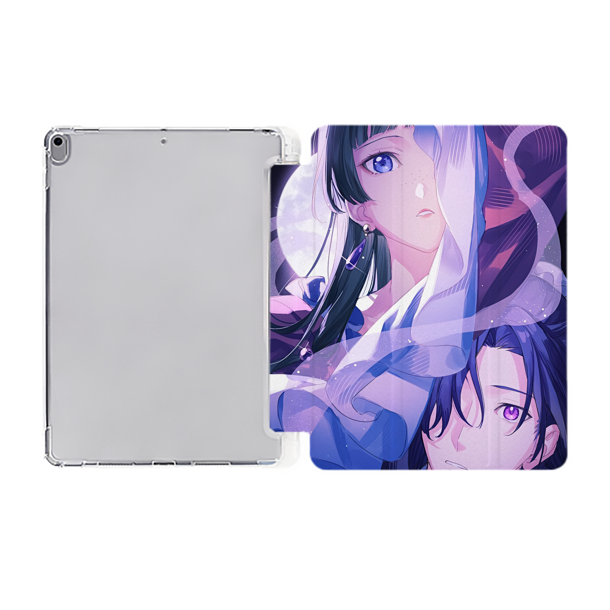 （画像用） 薬屋のひとりごと The Apothecary Diaries IPad ケース ペン収納付き 三つ折りスタンド PUレザー×シリコン 対応機種9.5/10.5/10.9インチ